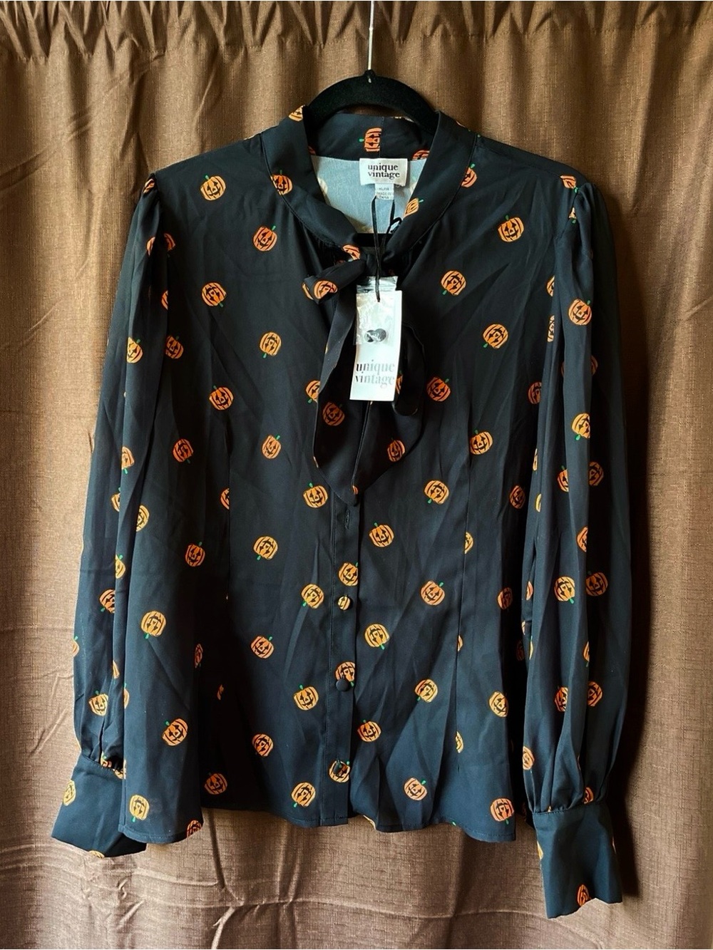 Unique Vintage Halloween Pumpkin Top-NWT, SOLD OUT STYLE!!!